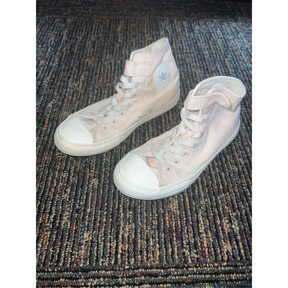 Girls Converse Chuck Taylor High Top Pink Sneakers